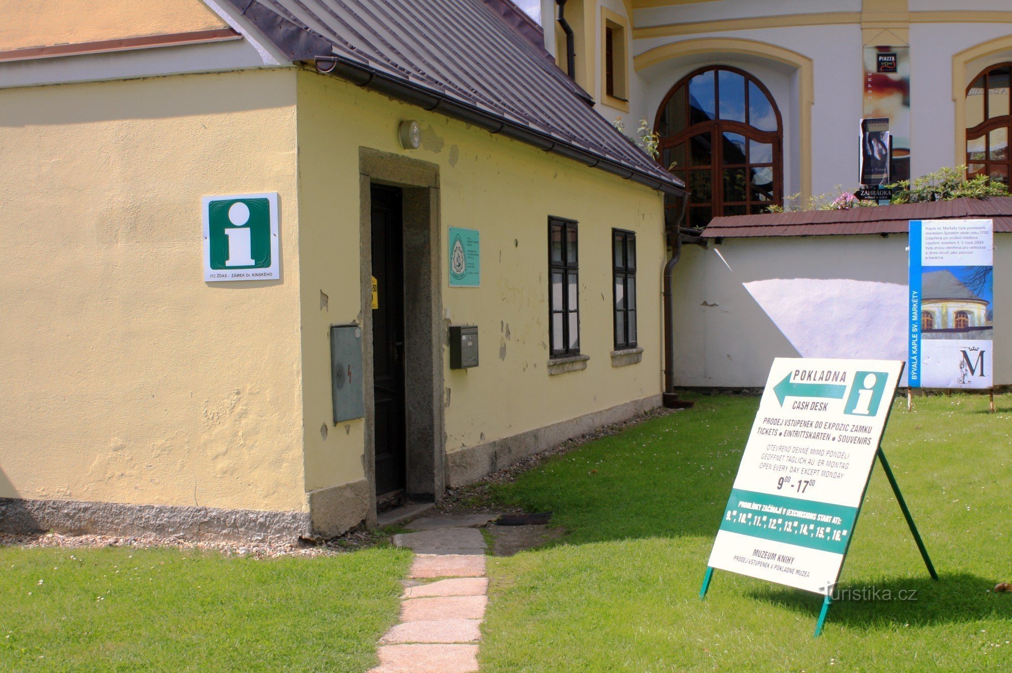 Information center at the castle