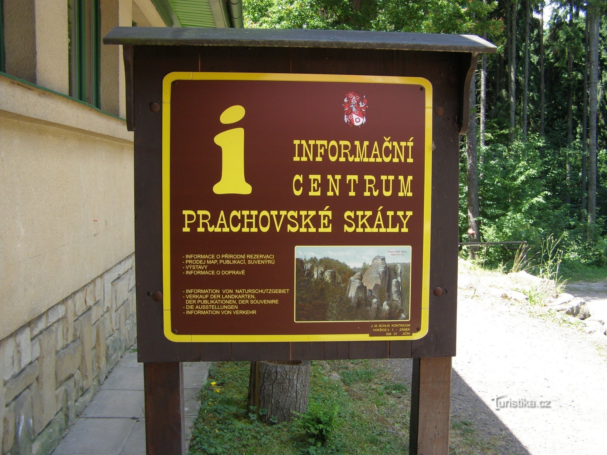 Prachovské skály 情報センター