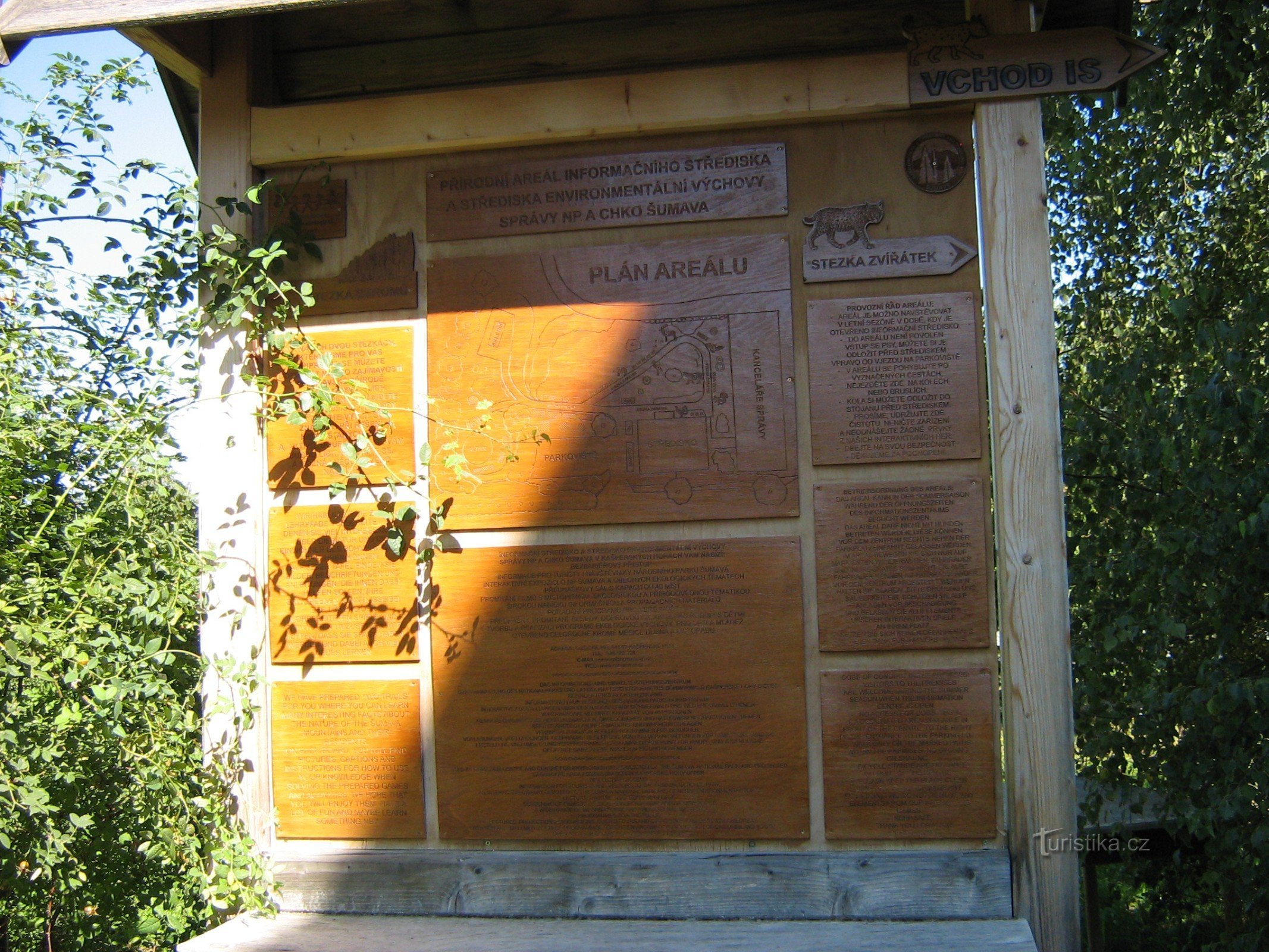 Informationscenter i Šumava Nationalpark Kašperské Hory