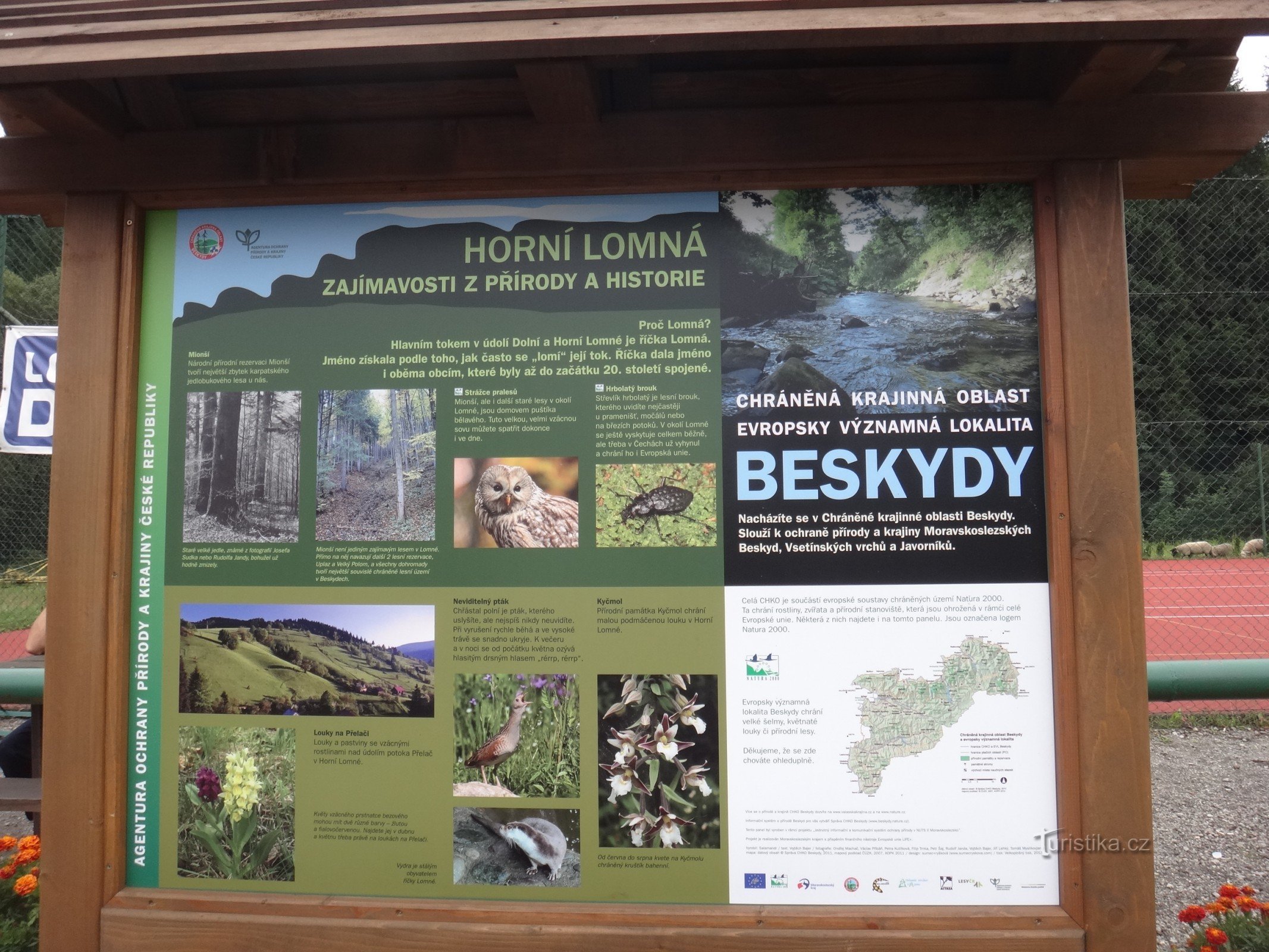 information panel