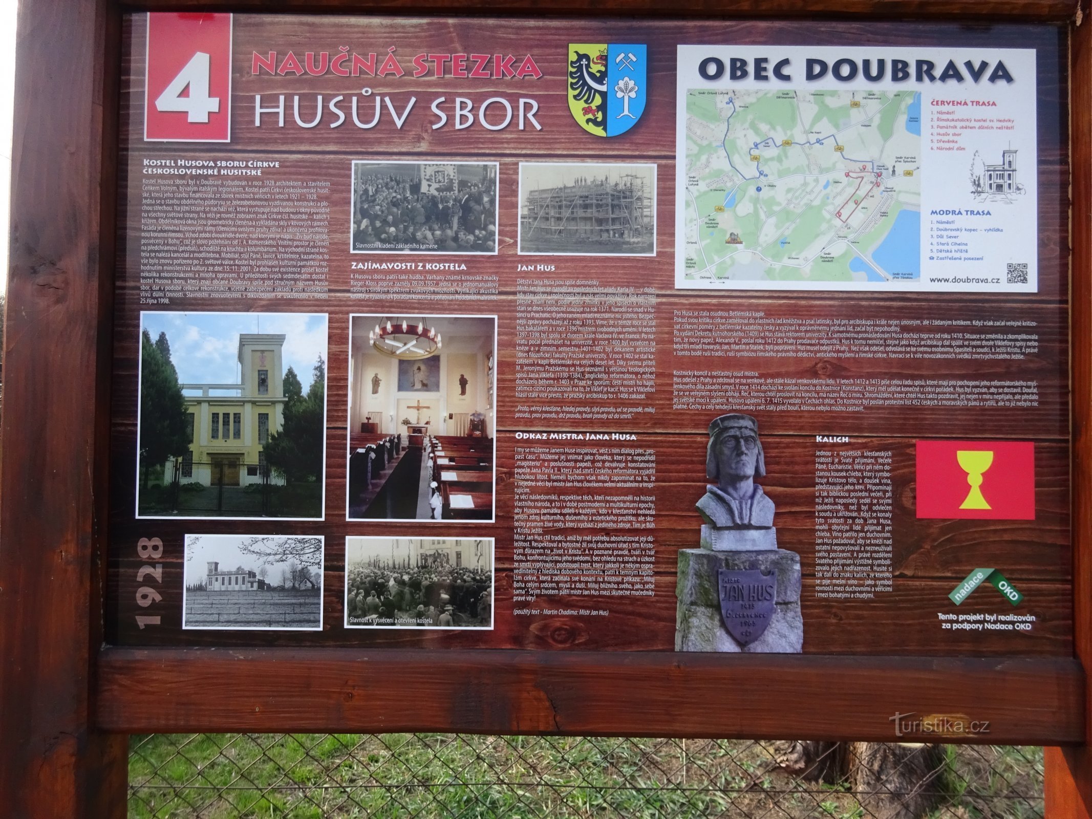 information panel