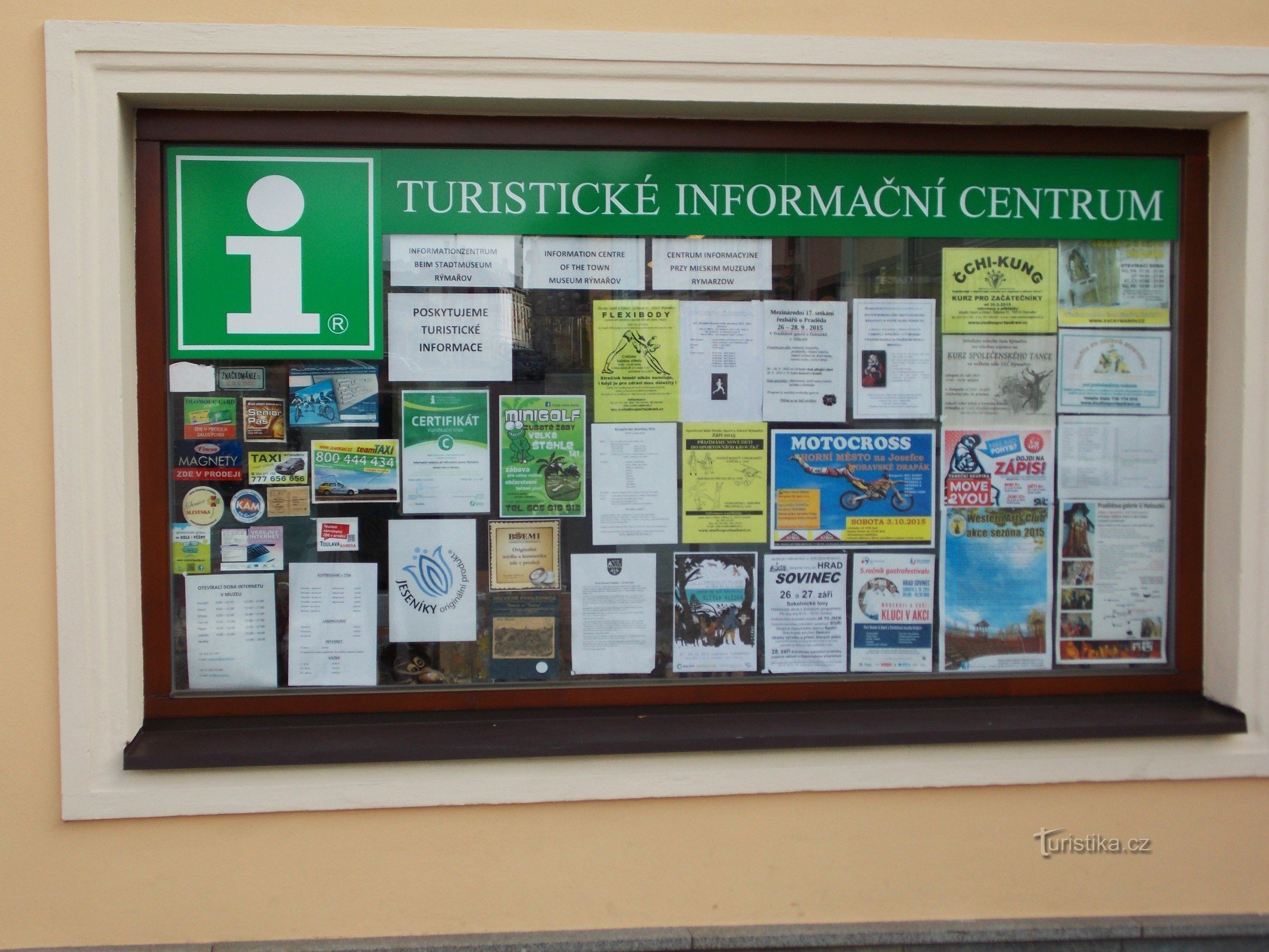 Information center in Rýmařov