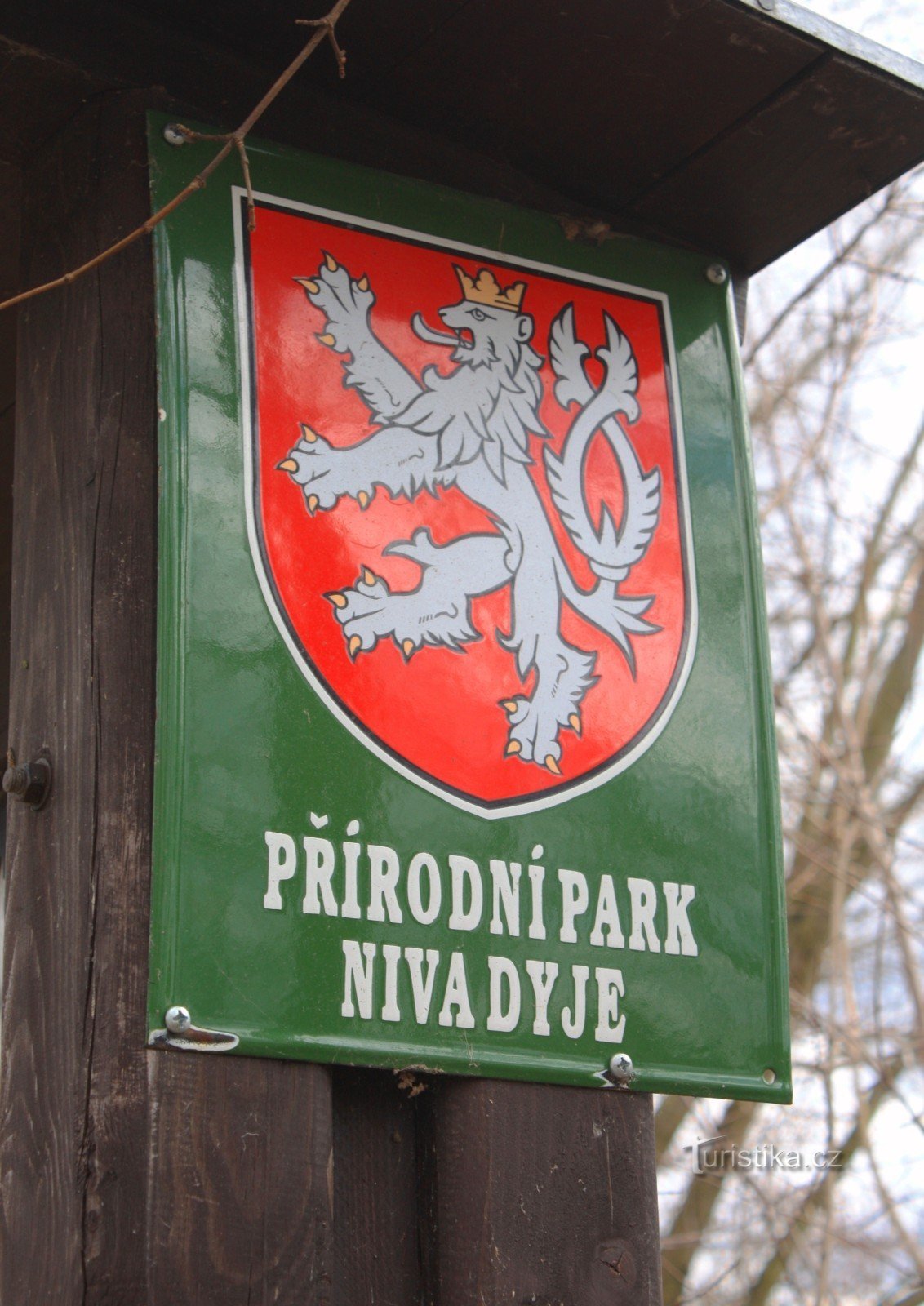 Nature park information board