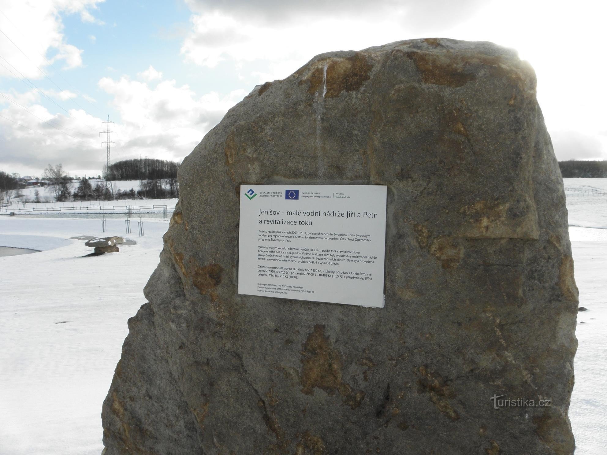 Information board in Jenišov - 14.1.2012