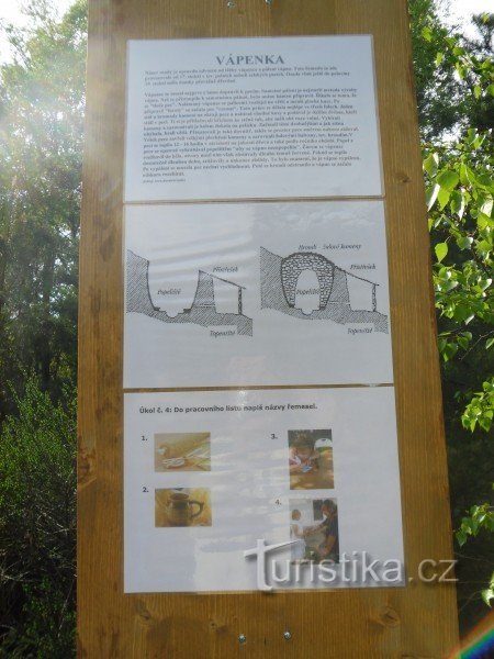 information board-Vápenka