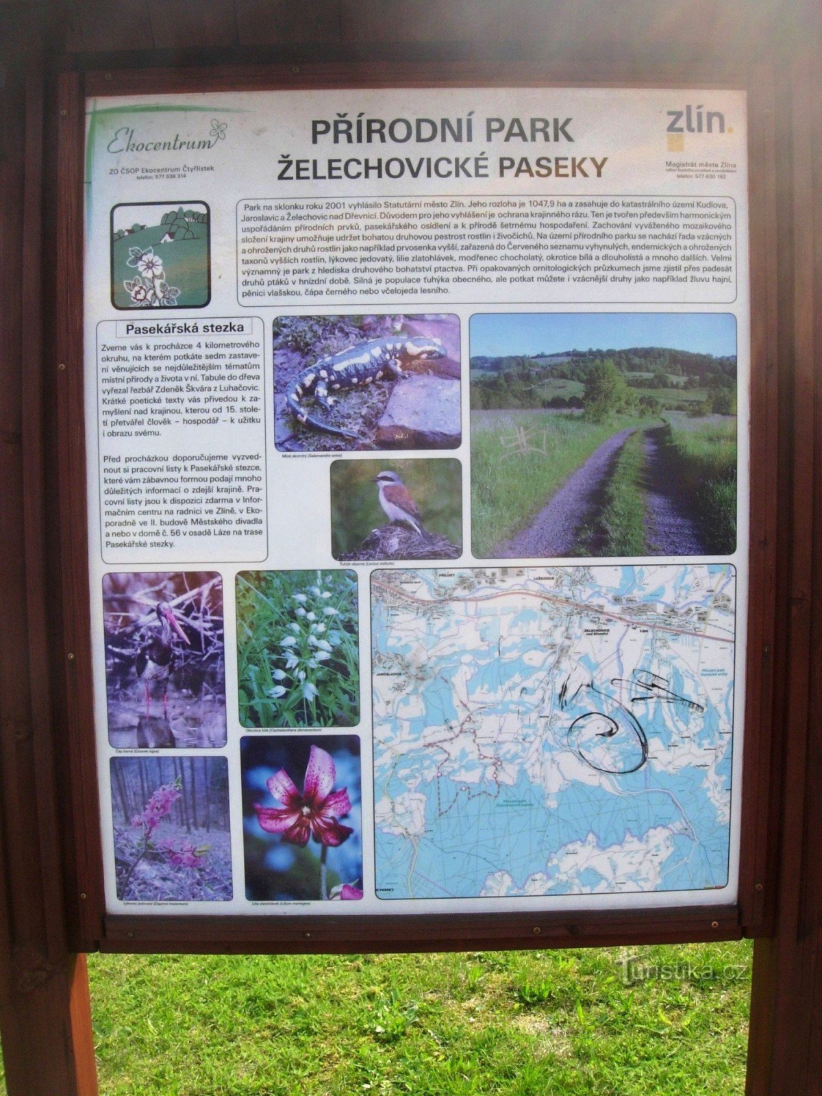 Information board NS Pasekářská stezka