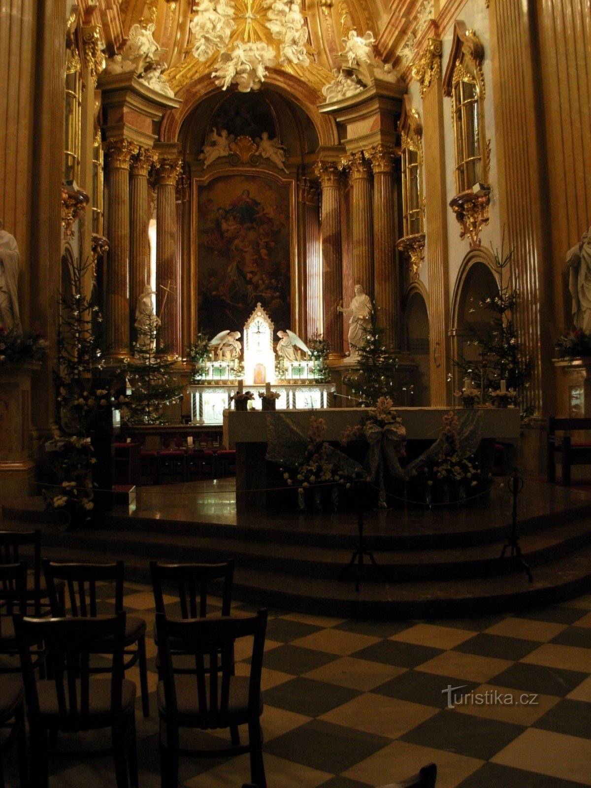 Interior of Velehrad Basilica