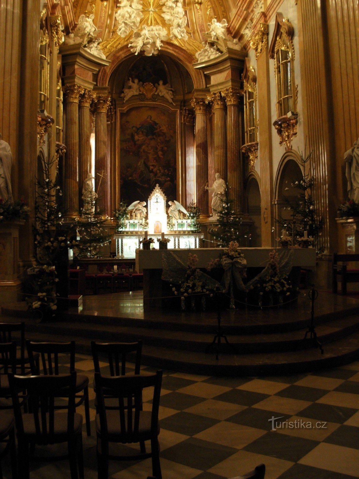 Interieur van de Velehrad-basiliek