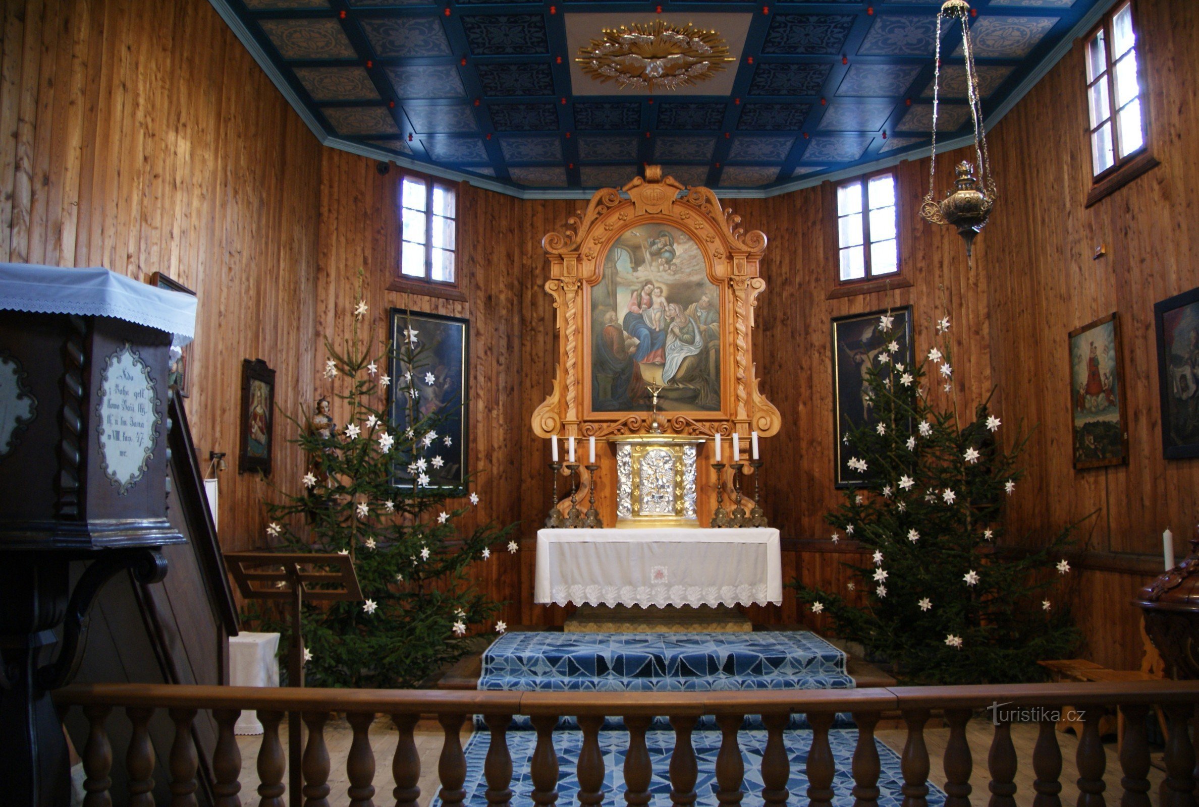 interior of the temple