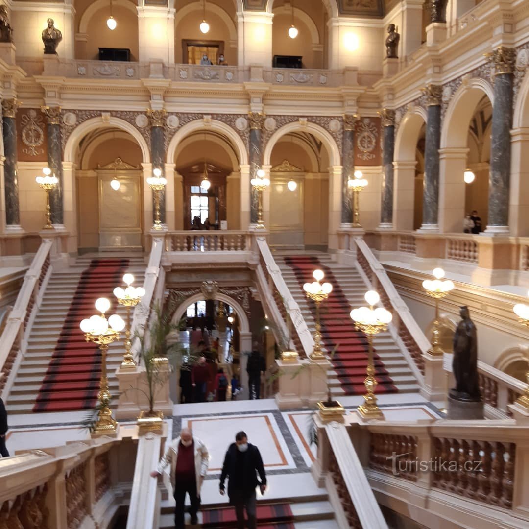 Intérieur d'un bâtiment historique