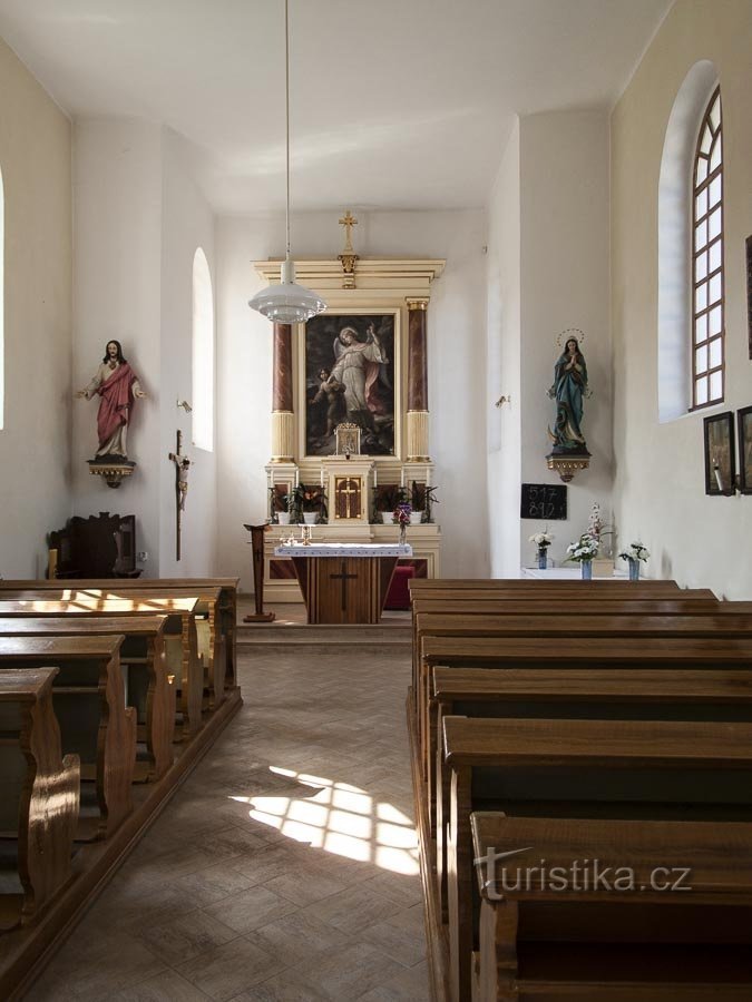 Intérieur de la chapelle