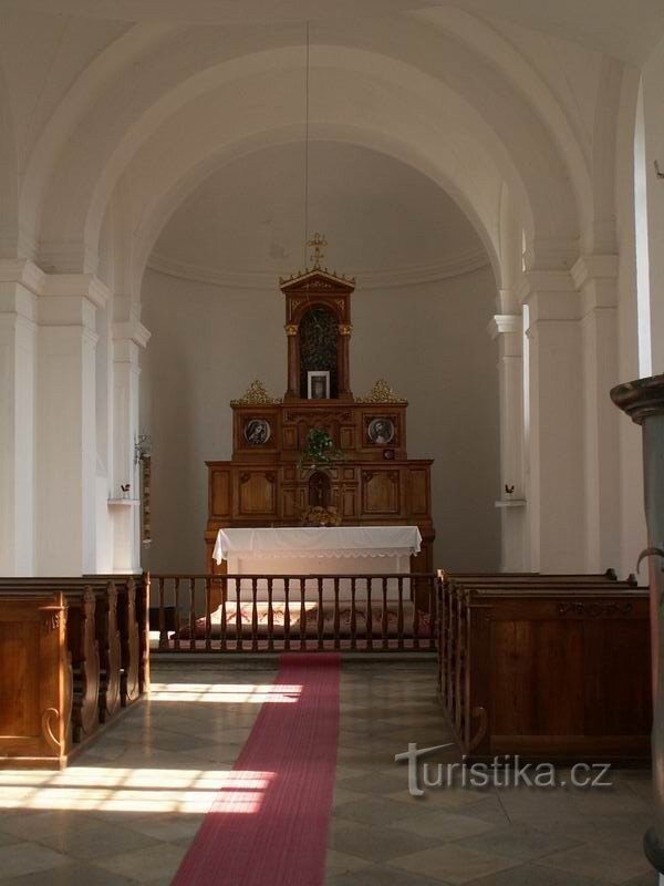 Interior de la capilla de St. Jakub