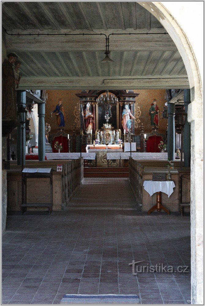 Unutrašnjost crkve