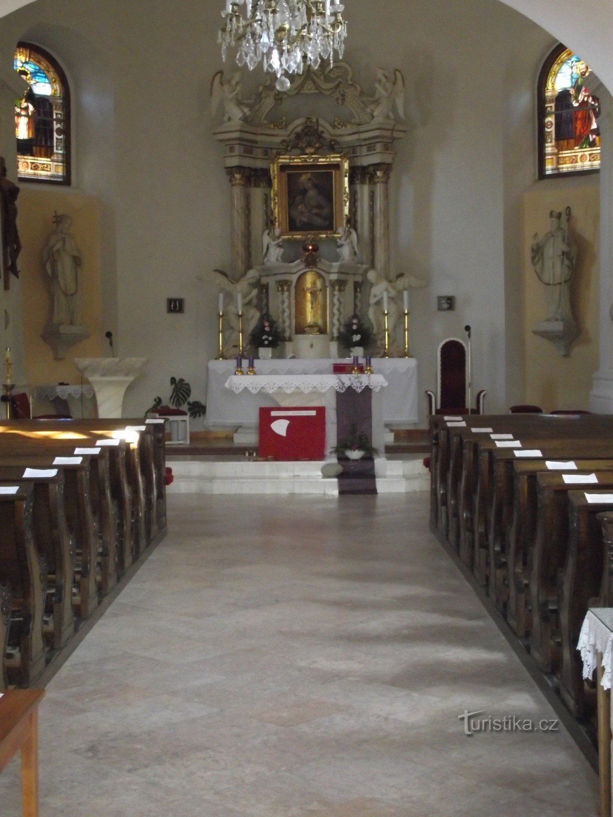 interior da igreja