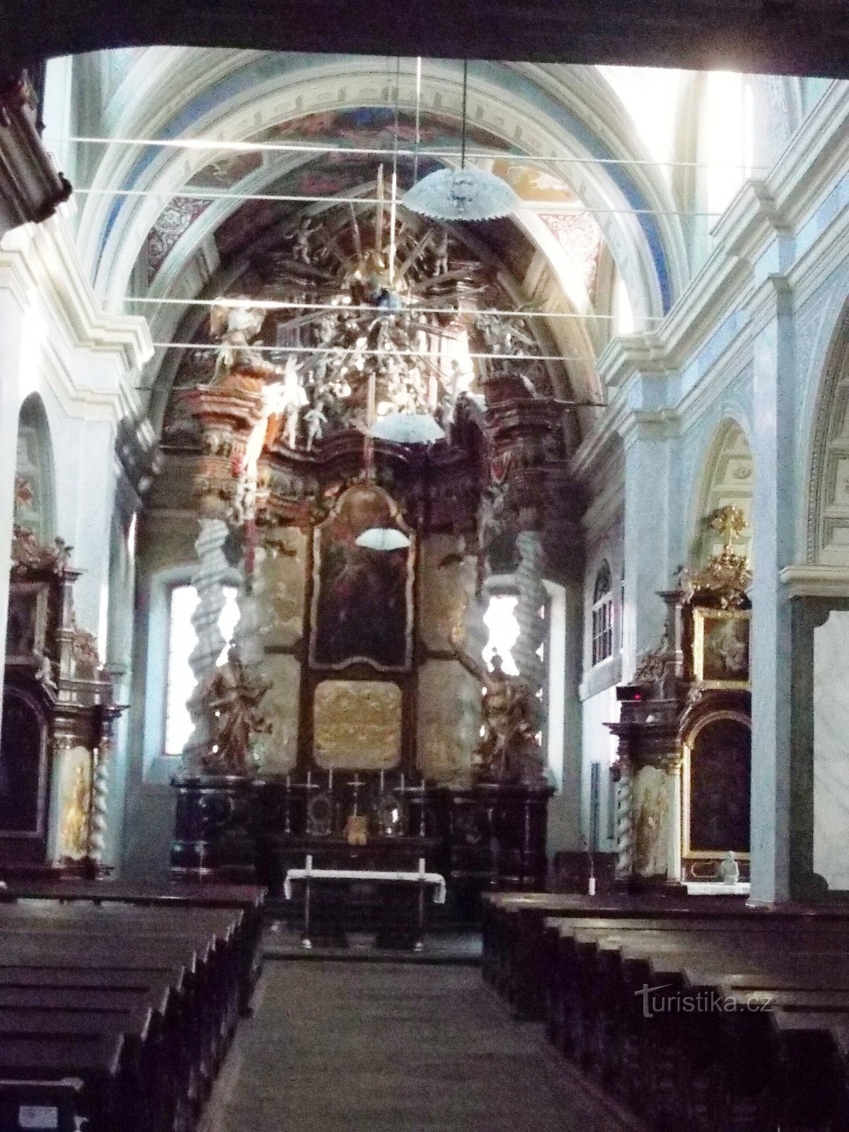 interior of the church