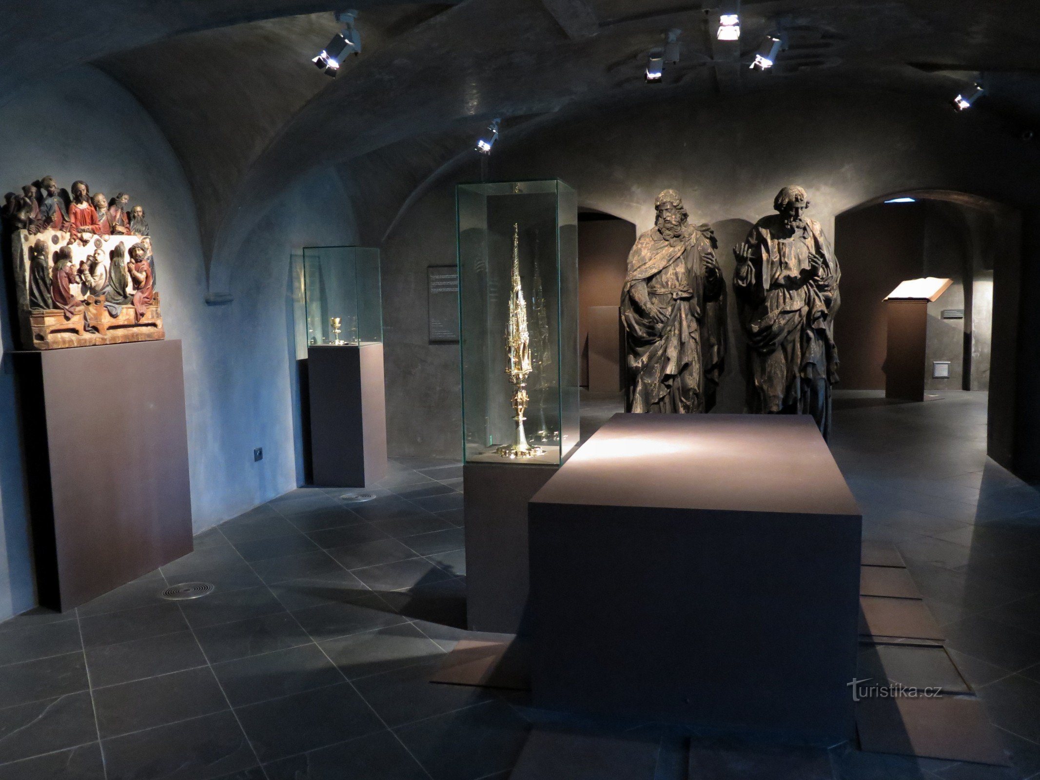 interior of the museum