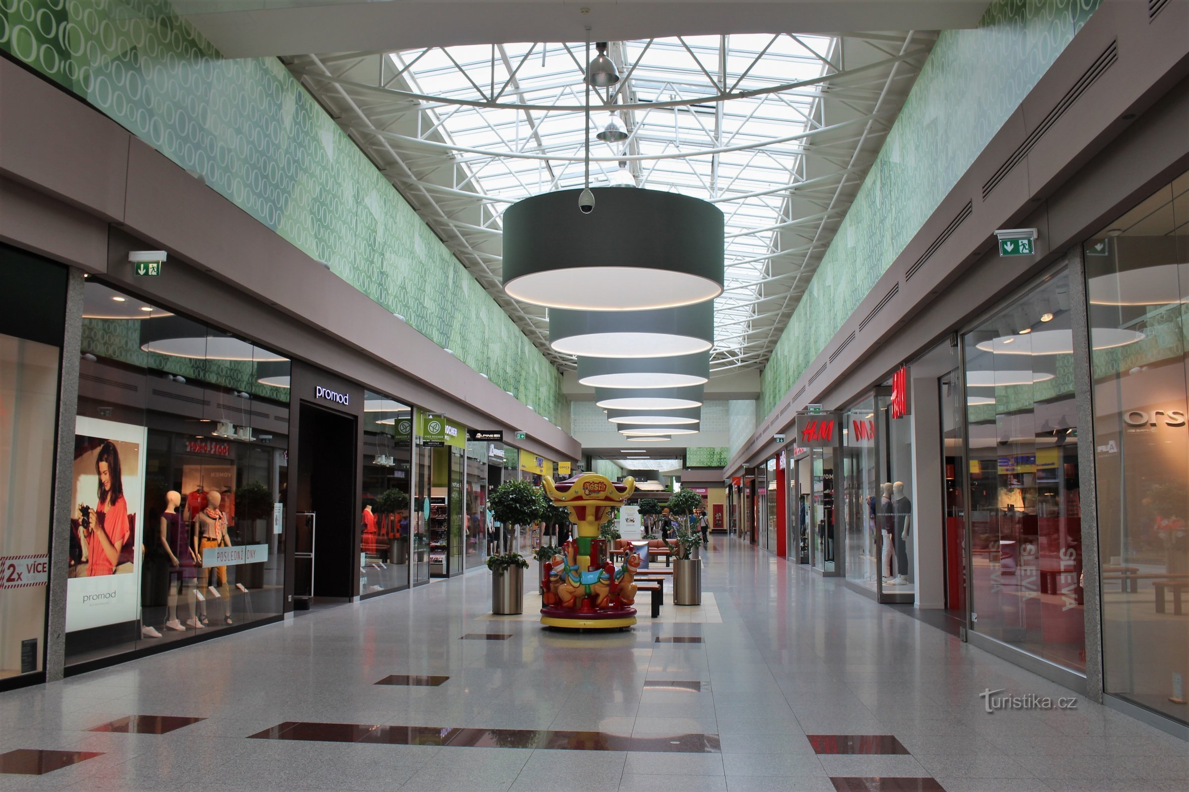 Winkelcentrum interieur