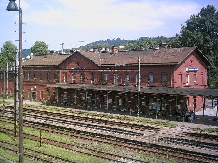 Jablunkov - Navsí: Dworzec kolejowy
