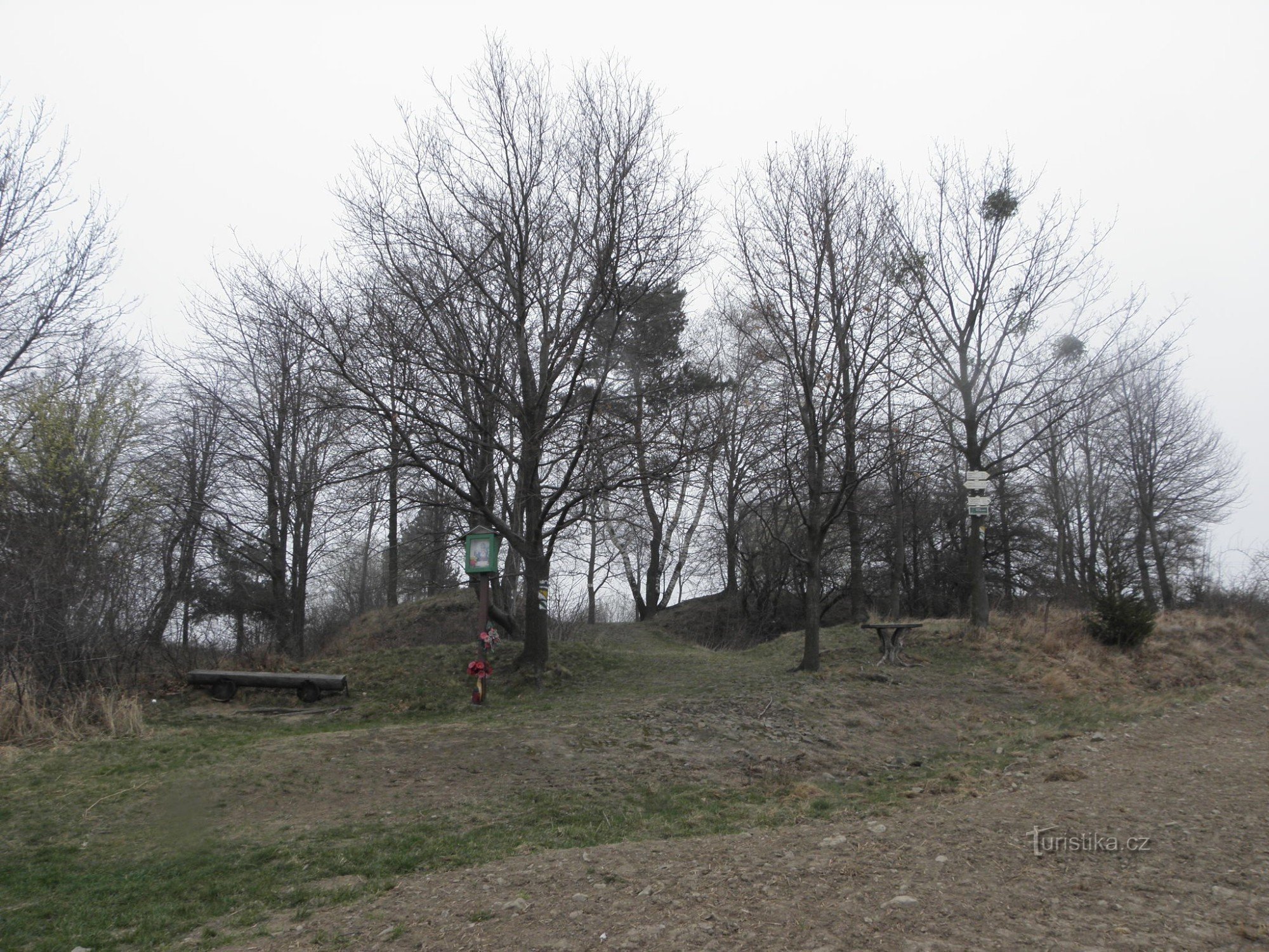 Jakubčovice - Șansă, vedere generală a fortificațiilor