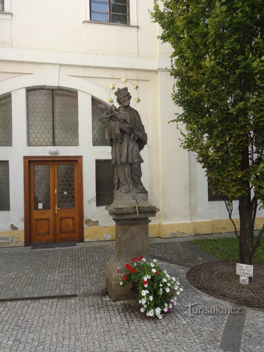 Jan Nepomucký in der Kirche Unserer Lieben Frau vom Schnee