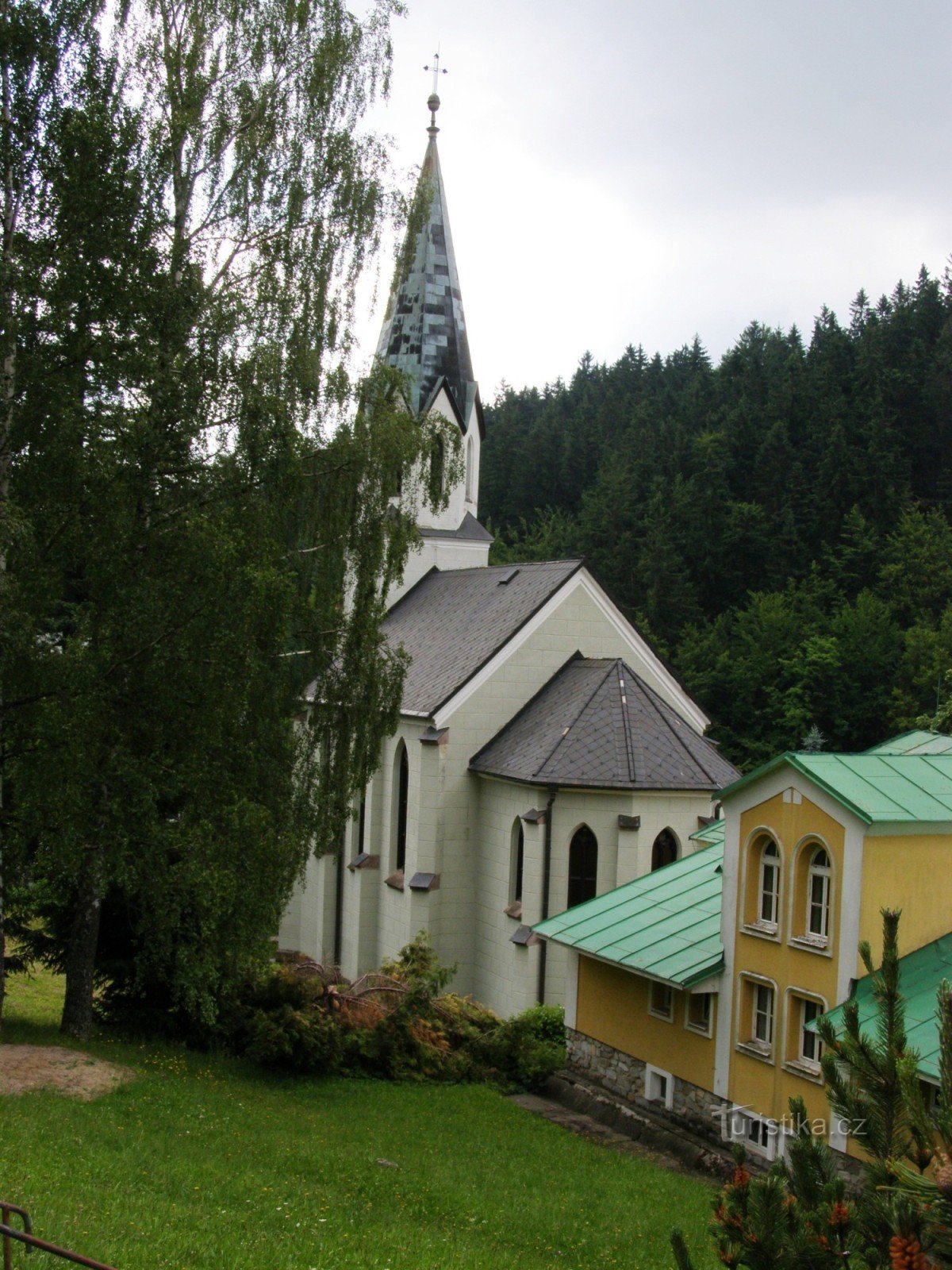 Janské Lázně - kościół ewangelicki