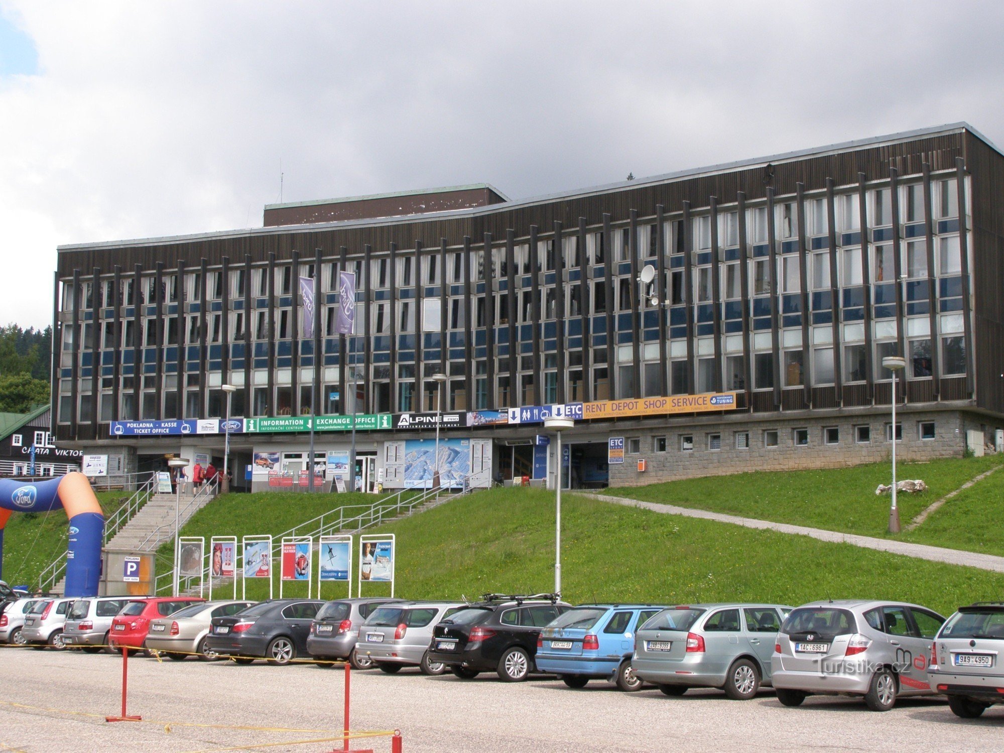 Janské Lázně - centro de información cerca del teleférico 2012