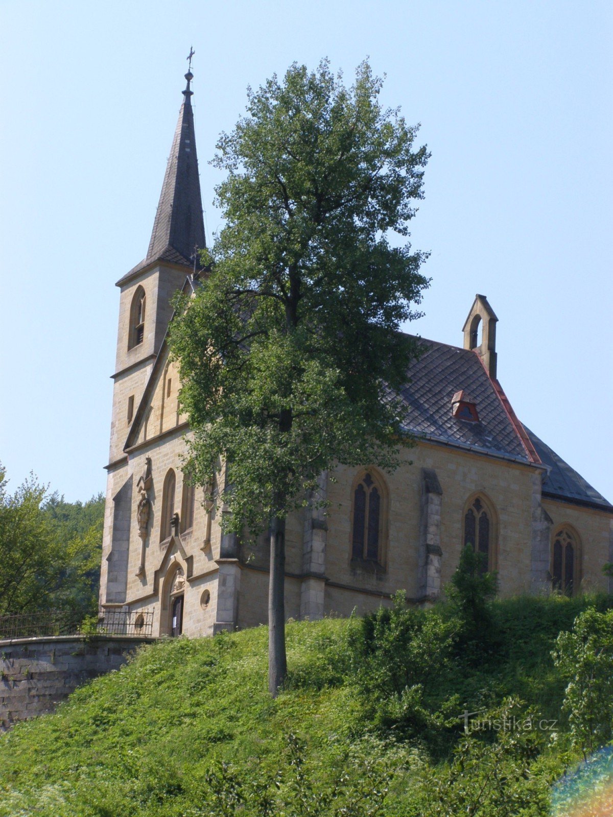 Janské Lázně - kyrkan St. Johannes Döparen