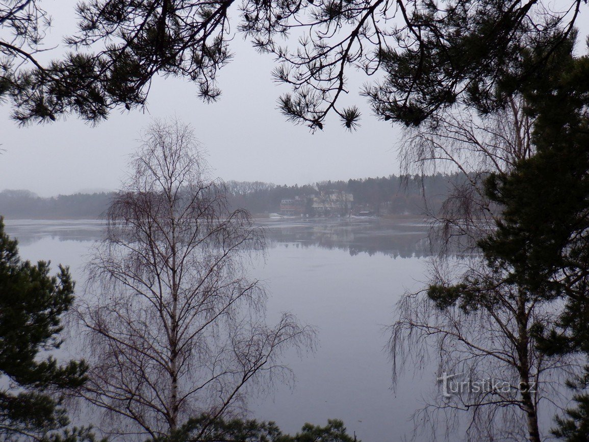 Jarmilas Felsen am Mácher See