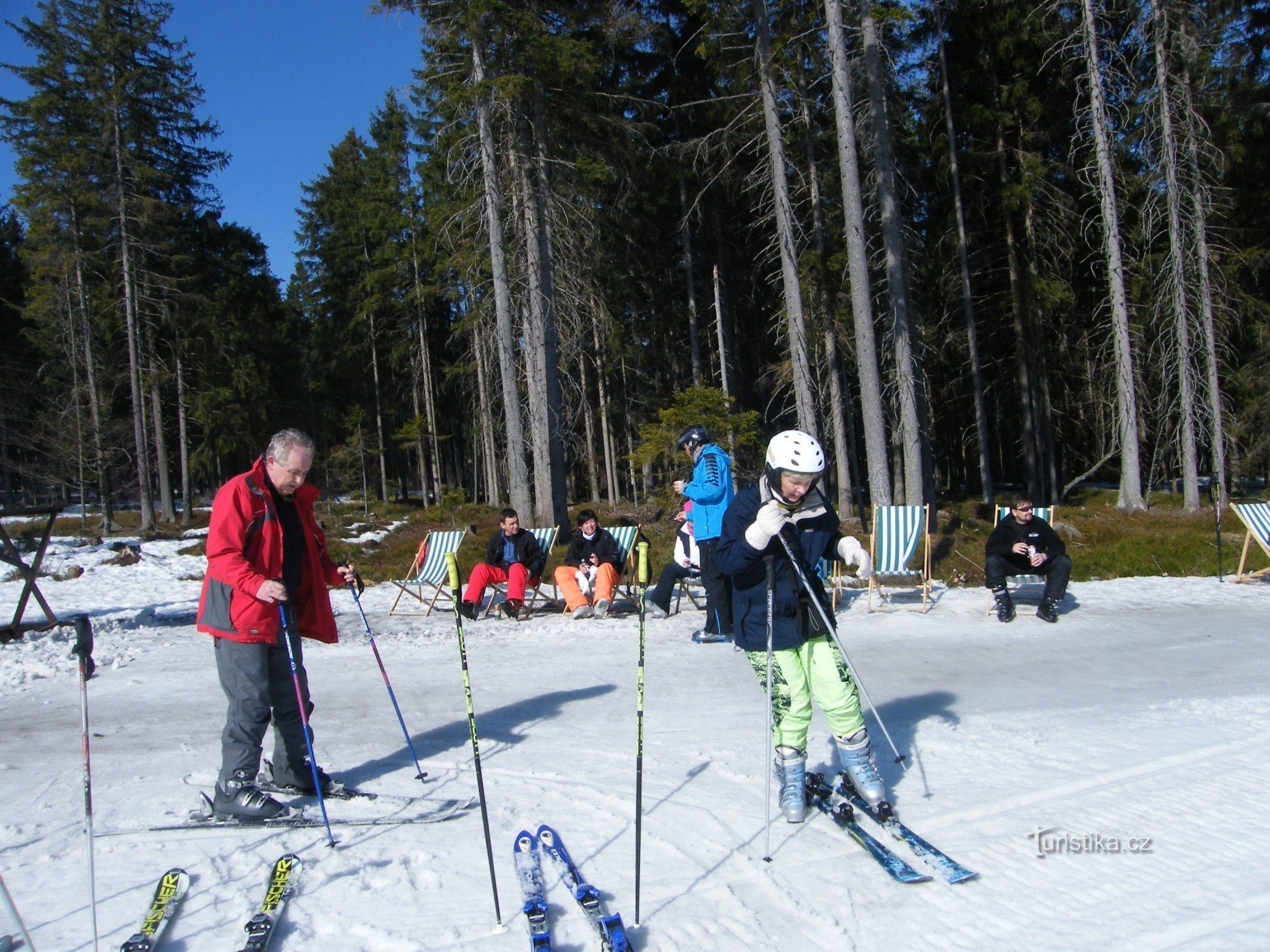 Trượt tuyết mùa xuân ở Šumava