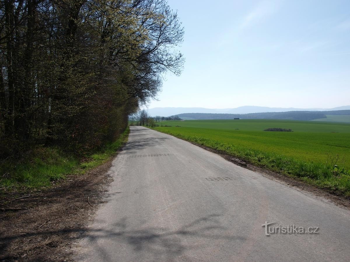 Spring ride to Tesák in Hostýnské vrchy