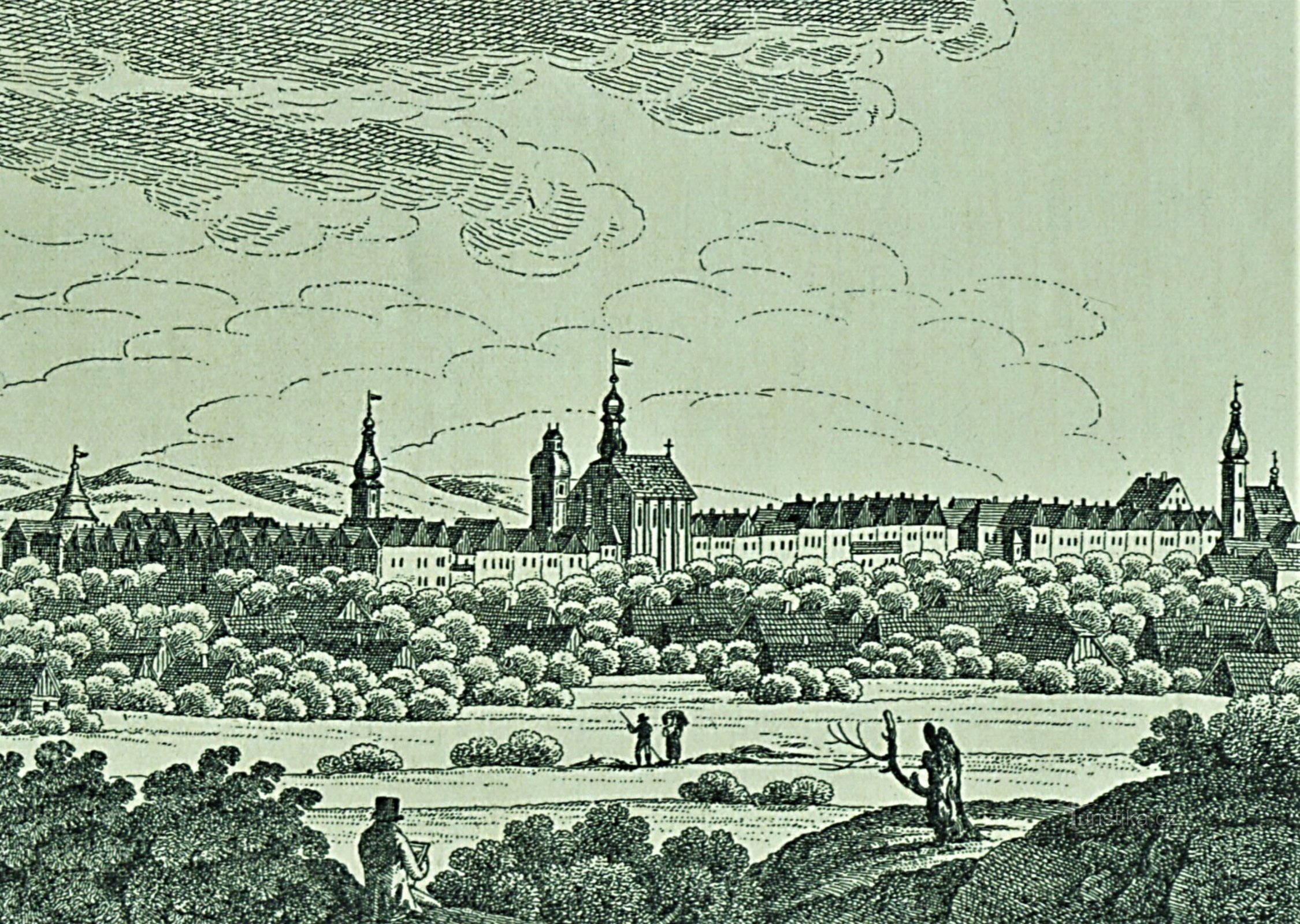 Jaroměř na počátku 19. století
