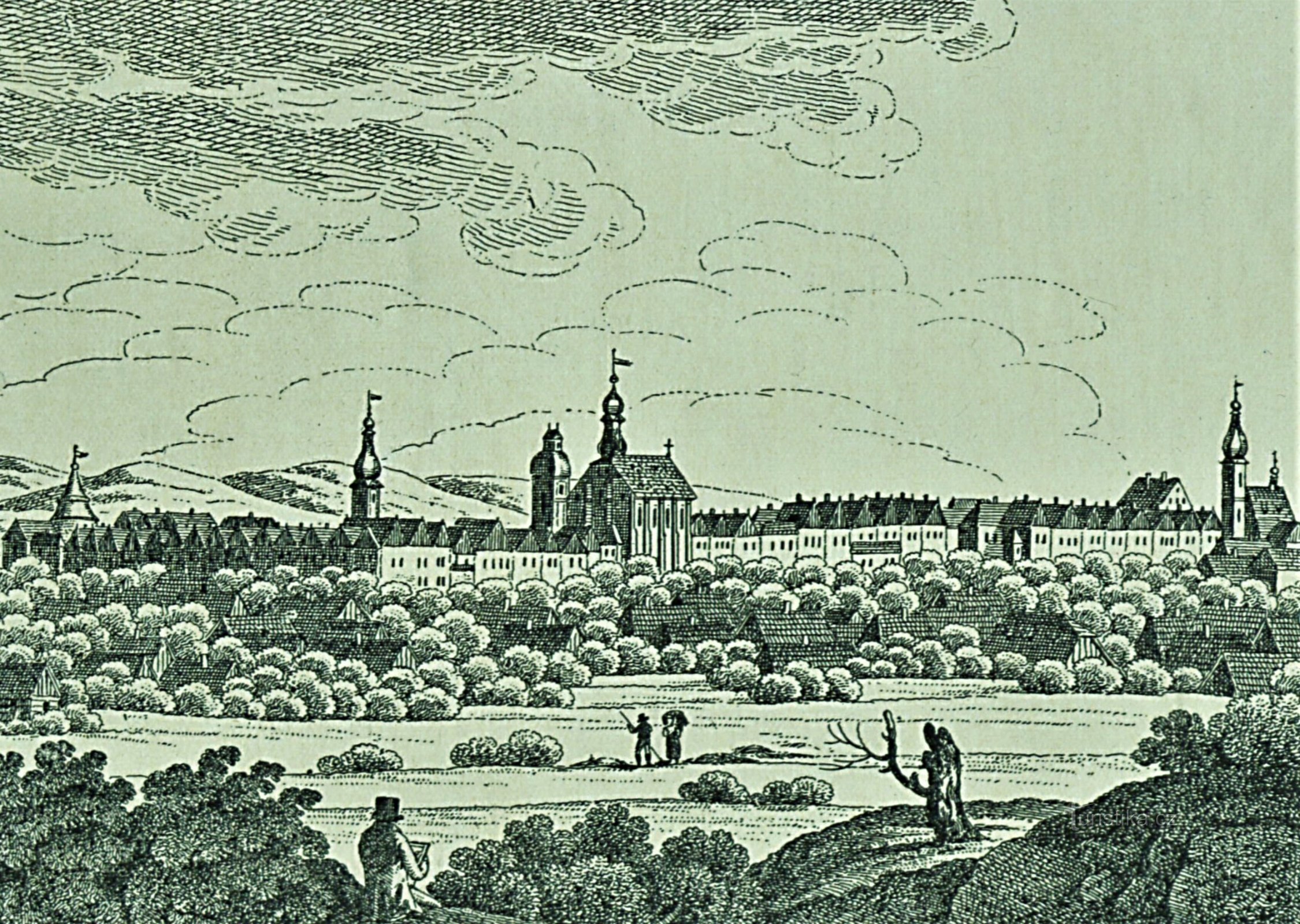 Jaroměř at the beginning of the 19th century