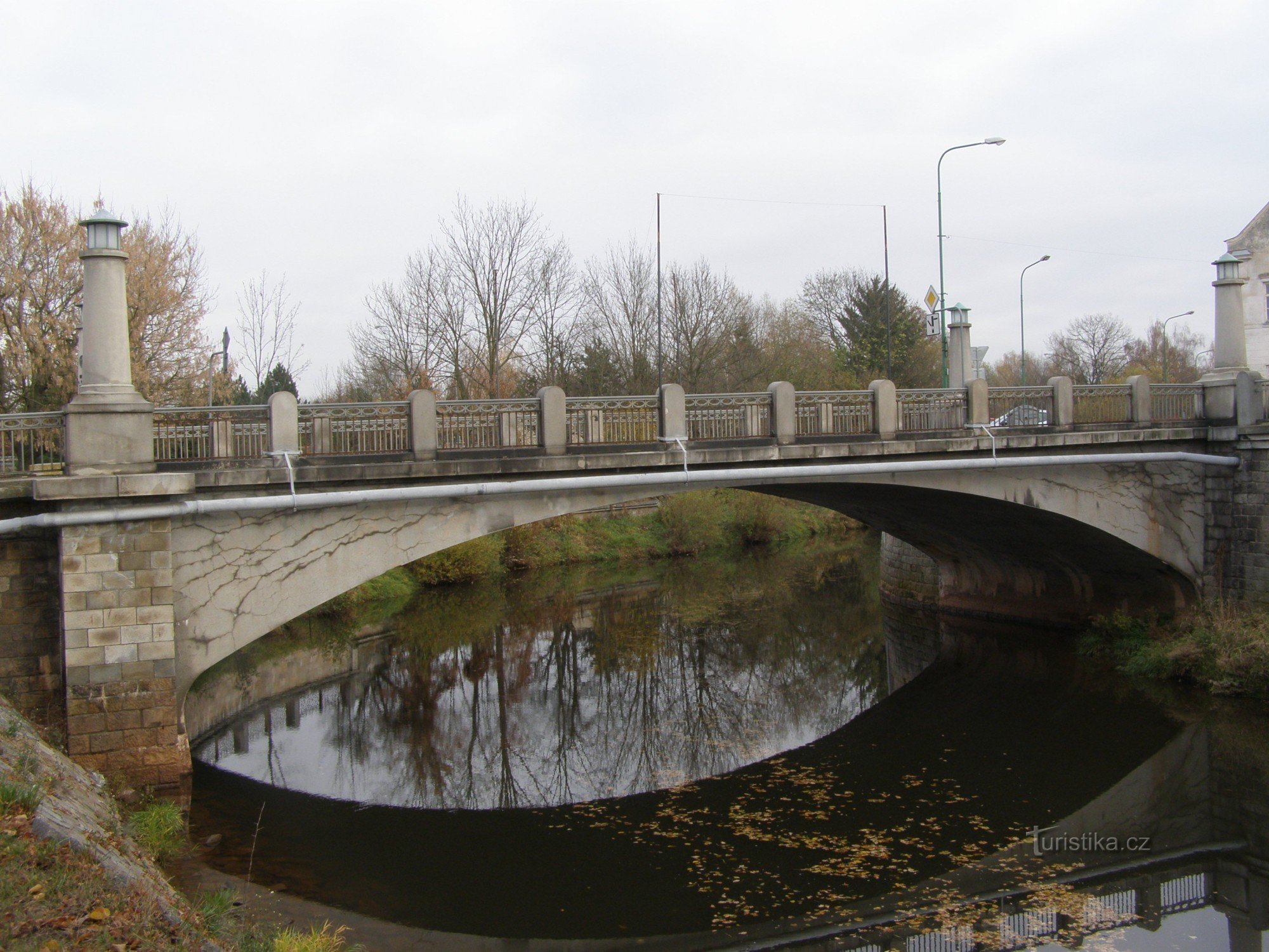 Jaroměř - Pont Tyršův sur l'Elbe