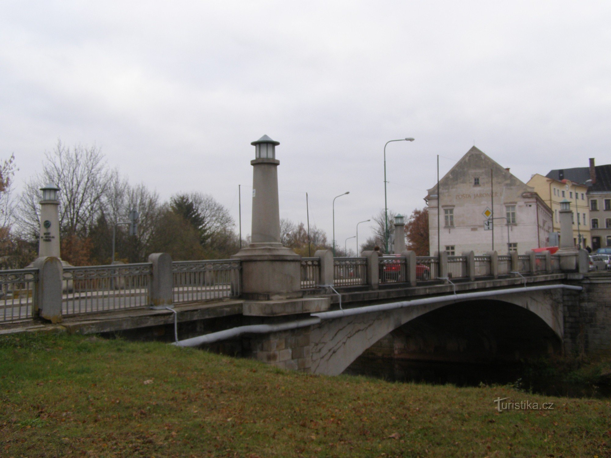 Jaroměř - Tyršův híd az Elbán