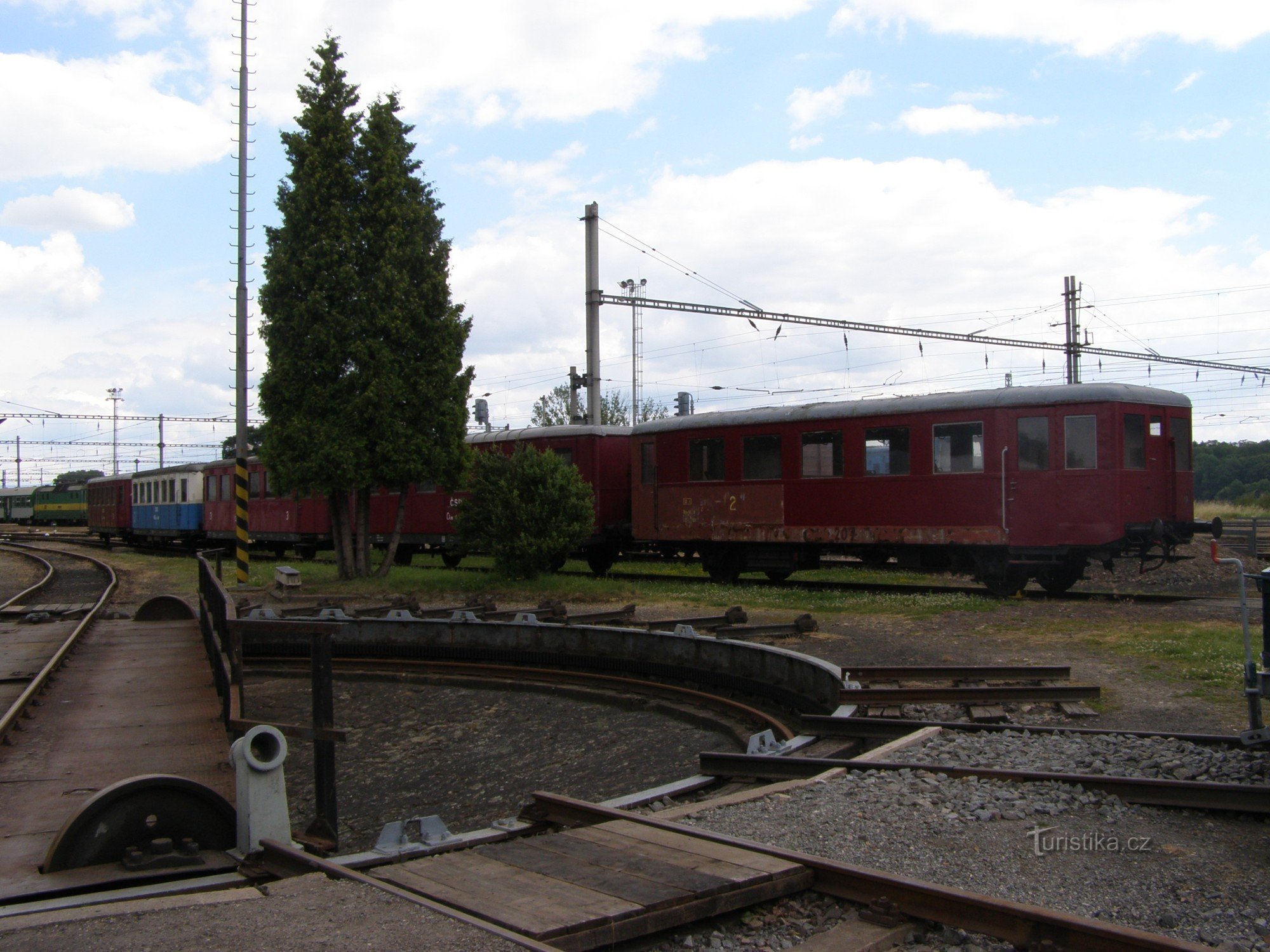 Jaroměř - σιδηροδρομικό μουσείο της μονάδας θέρμανσης Jaroměř