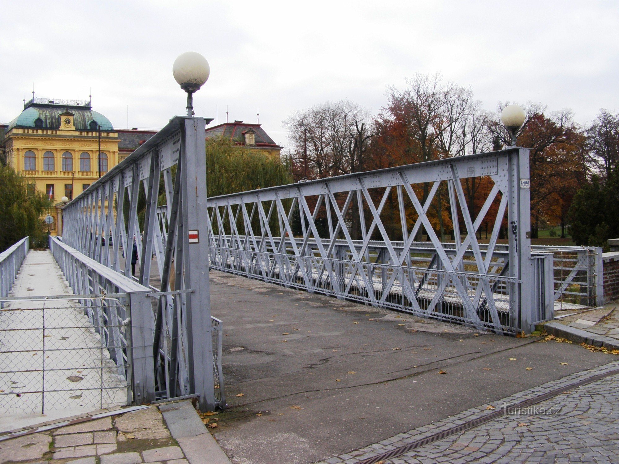 Jaroměř - iron bridge across the Elbe