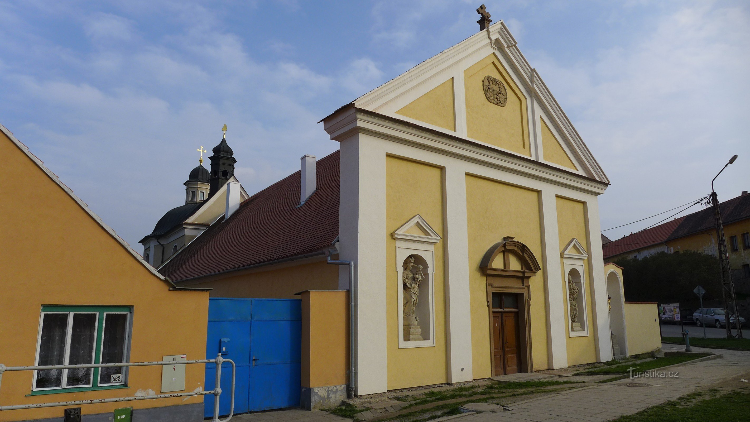 Jaroměřice nad Rokytnou - St. Catherine's hospital and chapel
