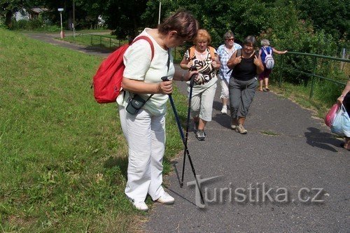 Vi går från stationen