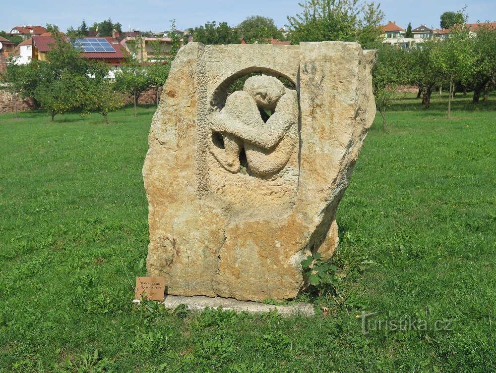 one of the exhibits of the outdoor exhibition of sculptures