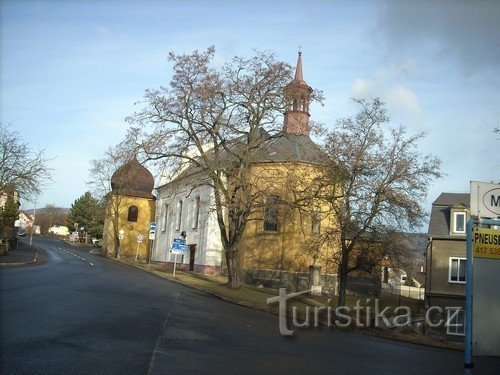 O único1. Igreja de São Valentim na Diocese de Litoměřice em Novosedlice