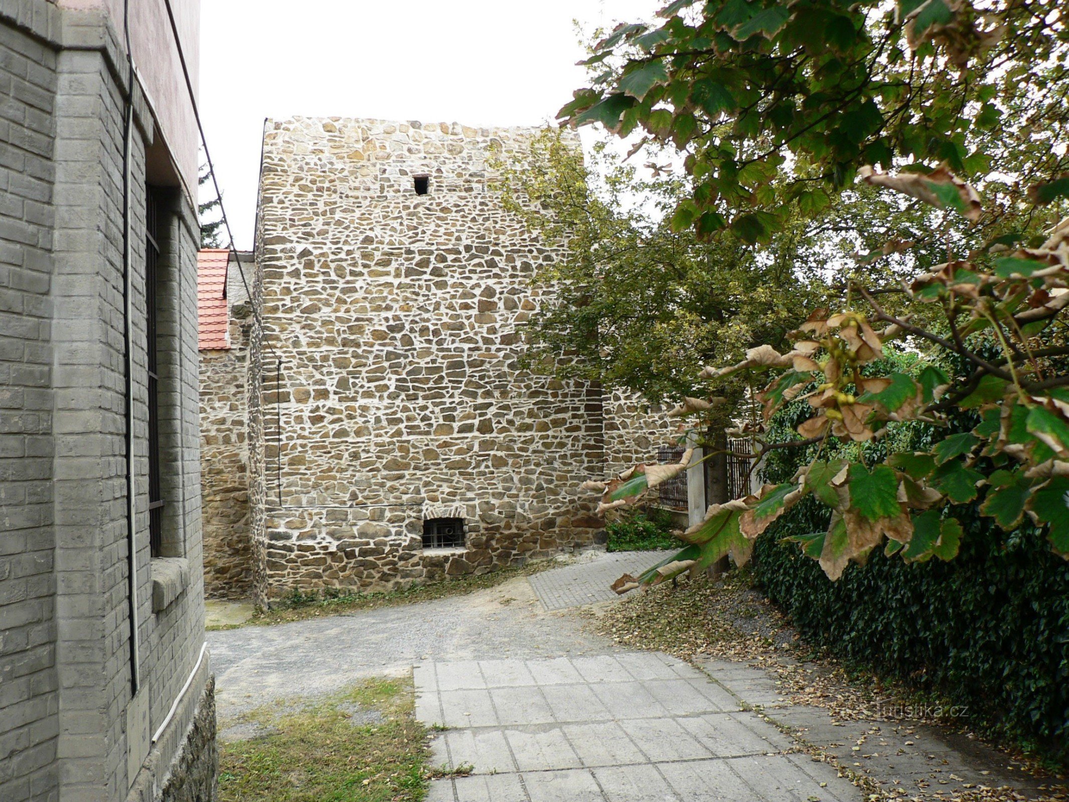 eine der Bastionen in der Nordwand