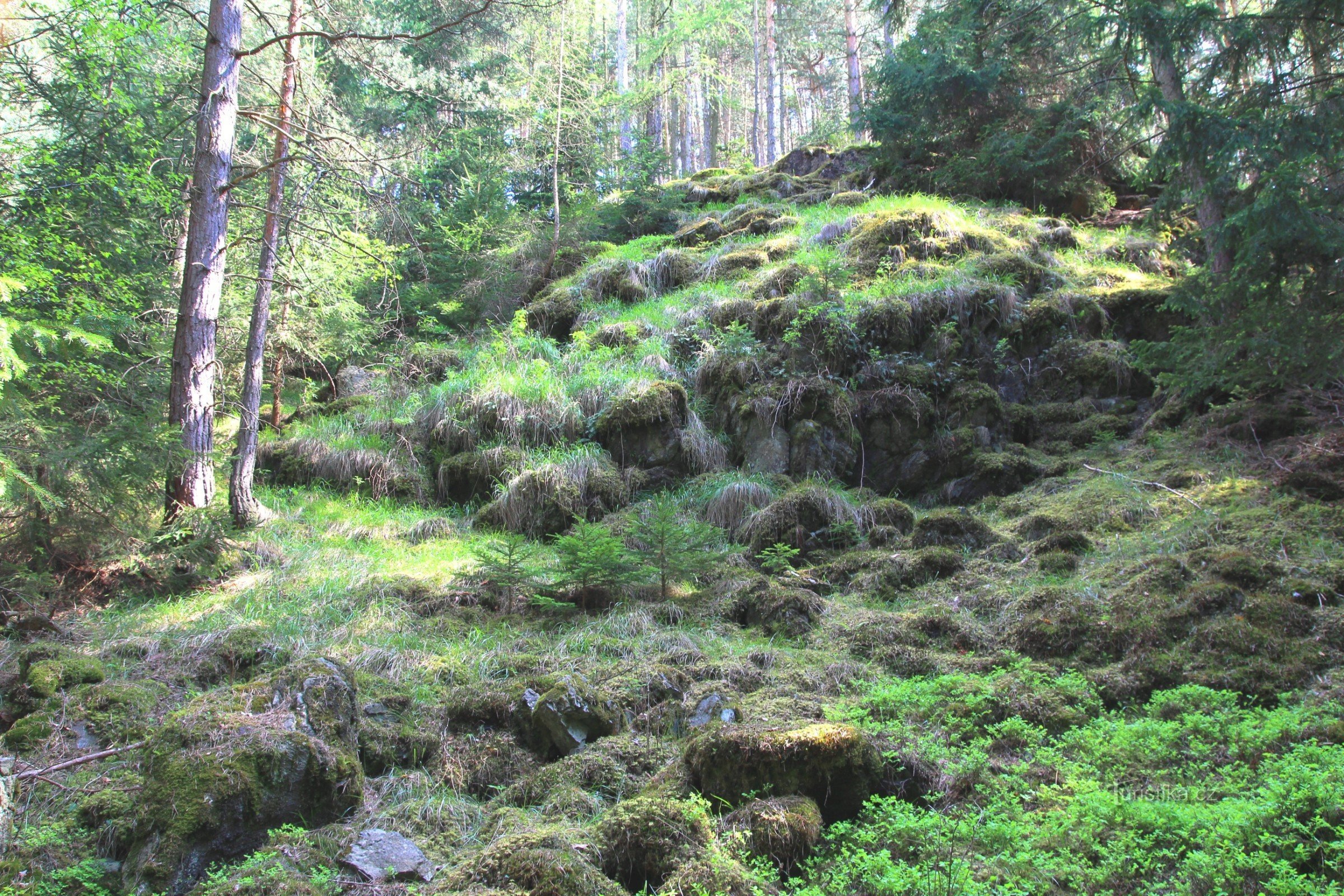 L'un des rochers du serpent