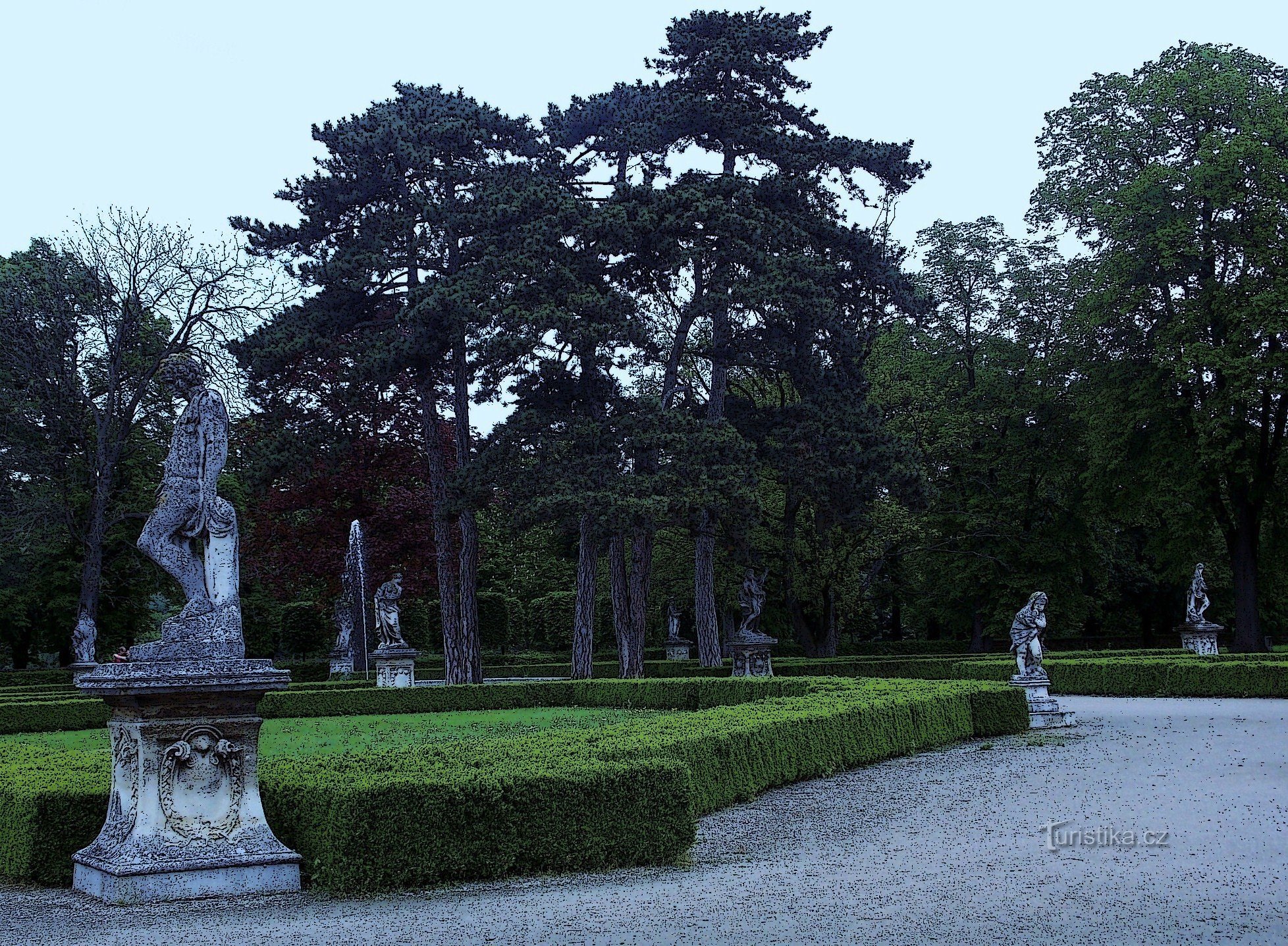 Uno dei giardini storici più importanti della Moravia