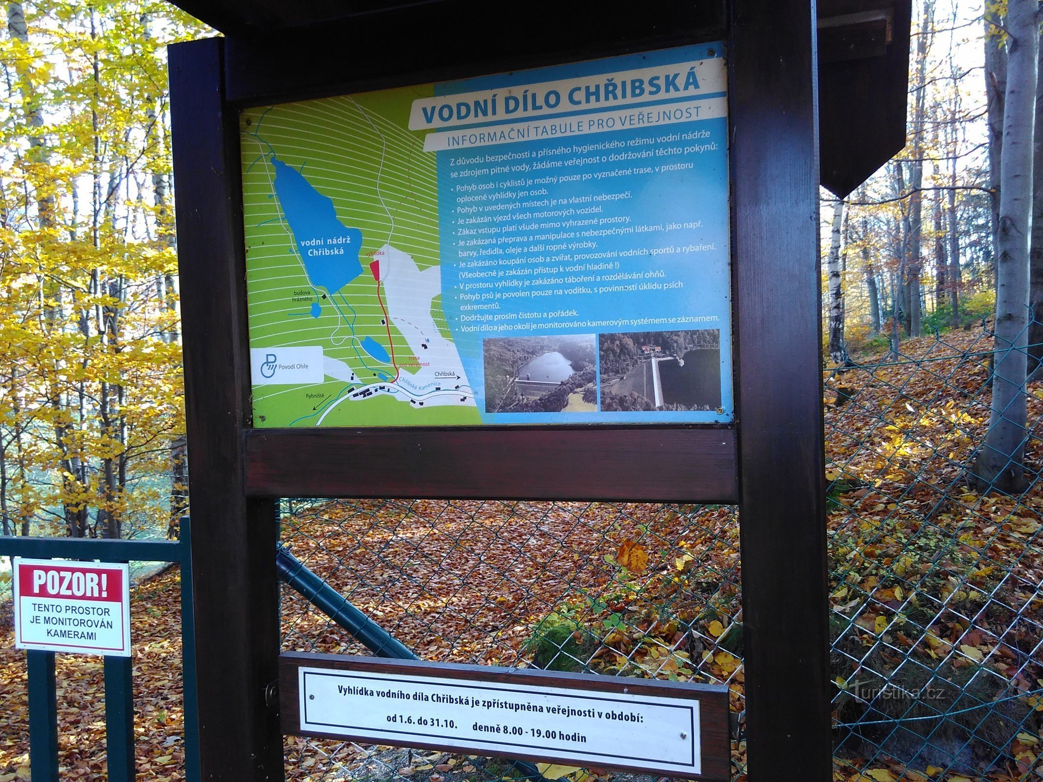 one of the orientation information boards