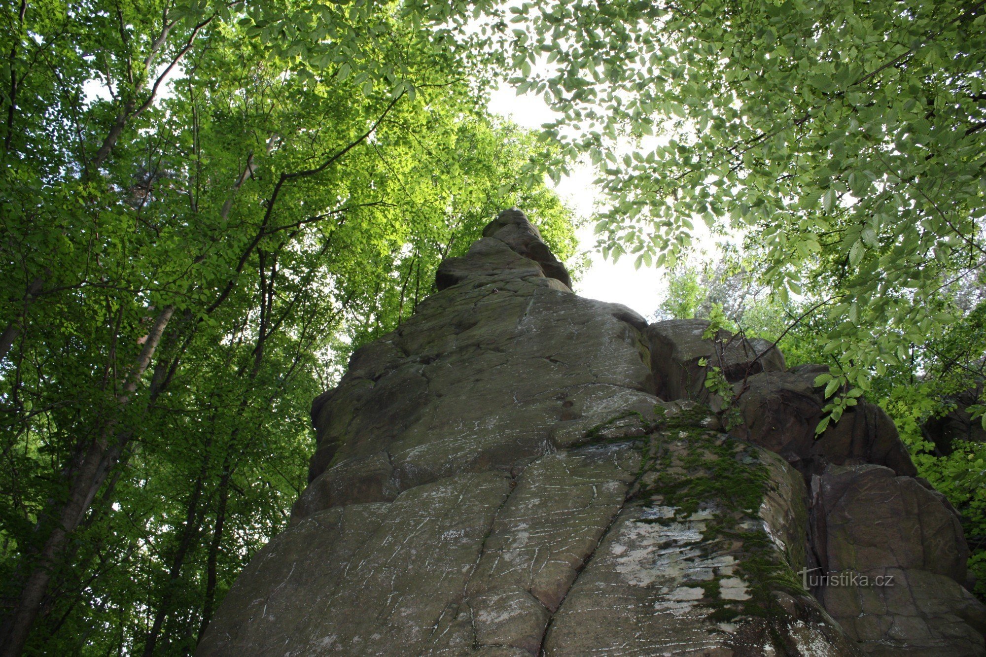 One of the walls of the Giant's Foot