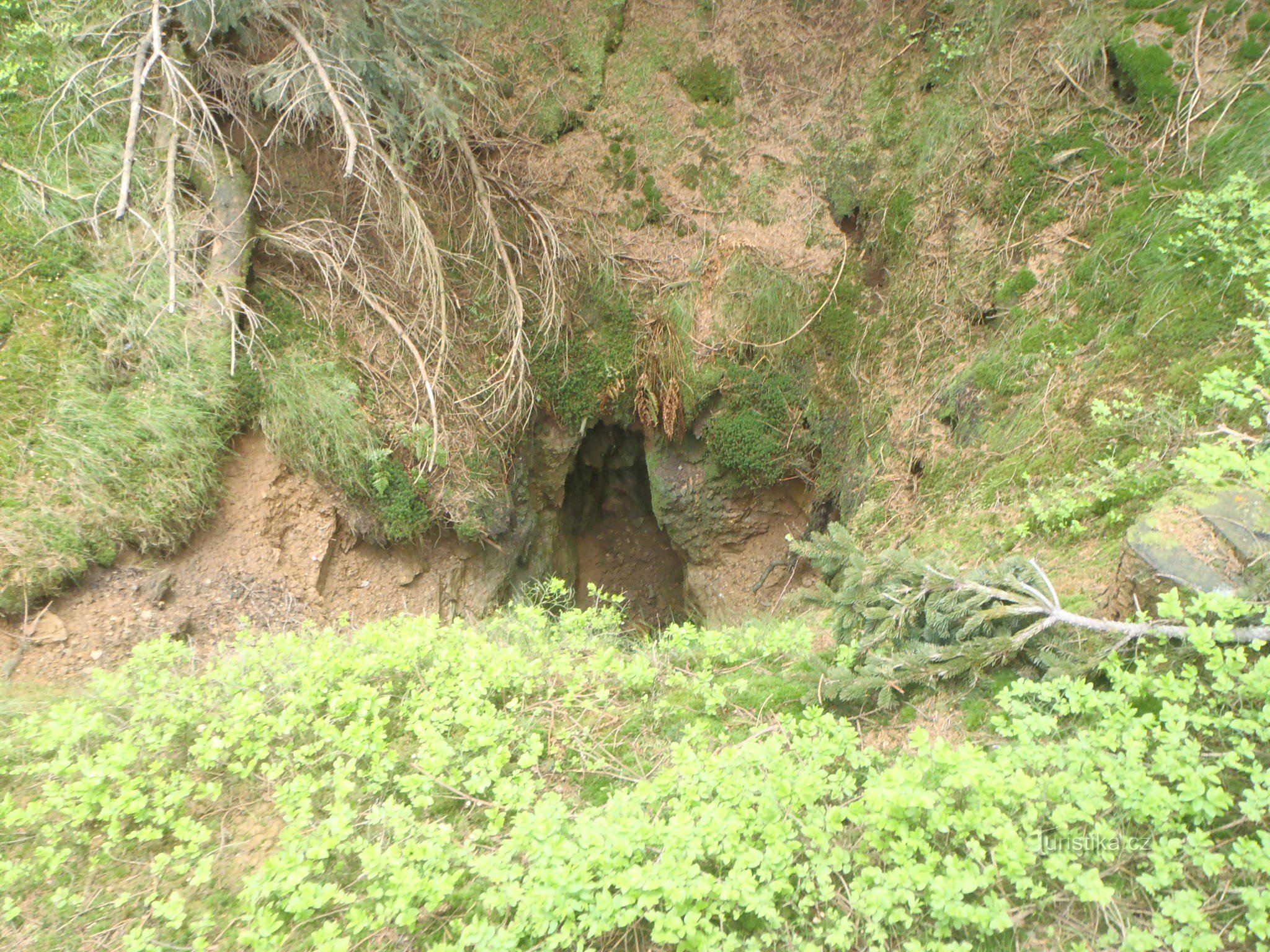 One of the tunnels