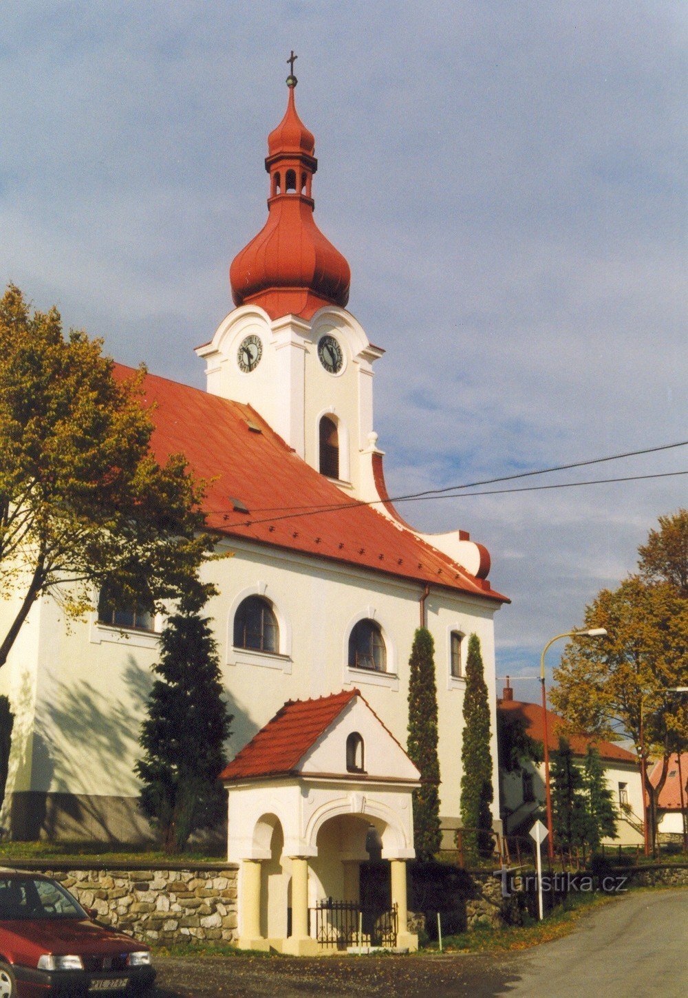 Nekoč - cerkev Marijinega obiskanja