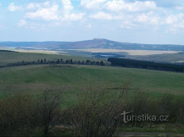 Jelení hora: From Mědník to Jelení hora above Přísečnicí