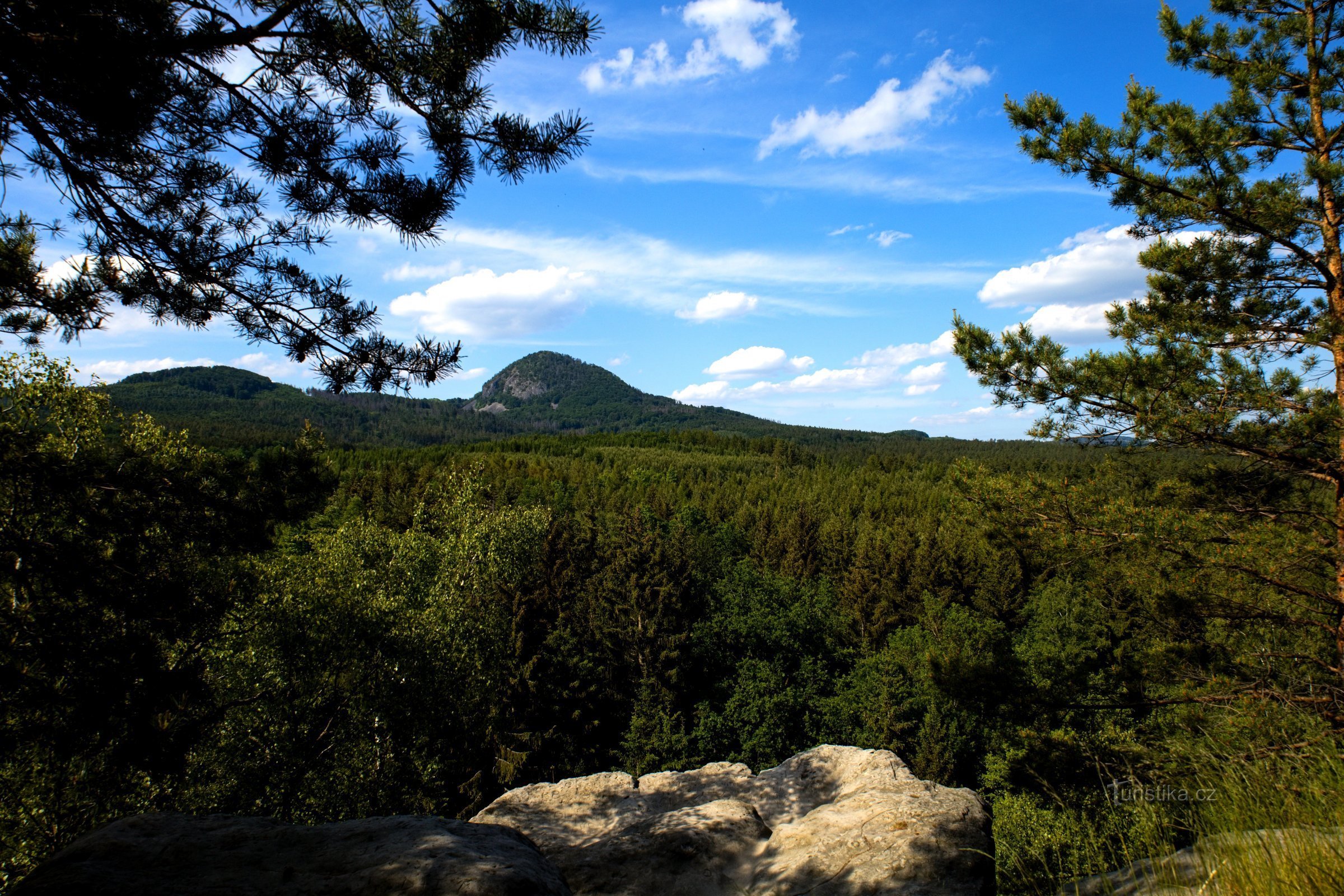 Jelení skok - punto panoramico vicino a Nový Bor