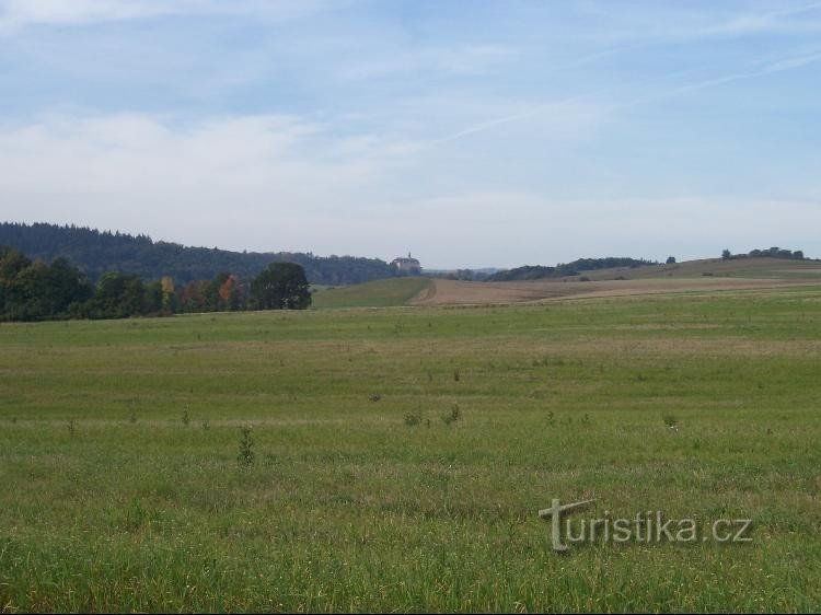 Jelenice: Uitzicht op de heuvel